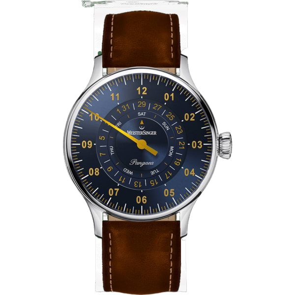 MeisterSinger Pangaea Day Date - Steel blue with gold