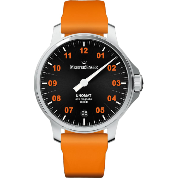 MeisterSinger Unomat - Black with Orange
