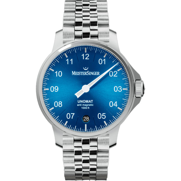 MeisterSinger Unomat - Sunburst medium blue