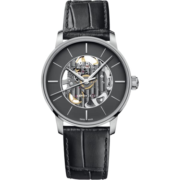 Mido Baroncelli Signature Skeleton