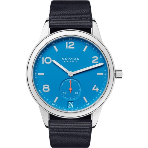 Nomos Glashütte Club Automatic Date Siren Blue