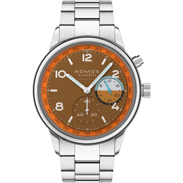 Nomos Glashütte Club Sport Neomatik Worldtimer Canyon