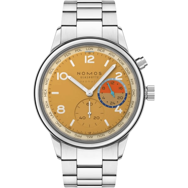 Nomos Glashütte Club Sport Neomatik Worldtimer Dune