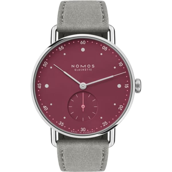Nomos Glashütte Metro 33 Muted Red