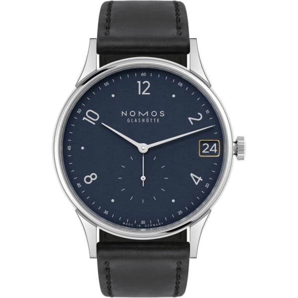 Nomos Glashütte Minimatik 39 date blue