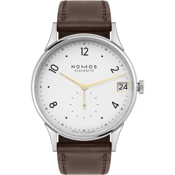 Nomos Glashütte Minimatik 39 date gold