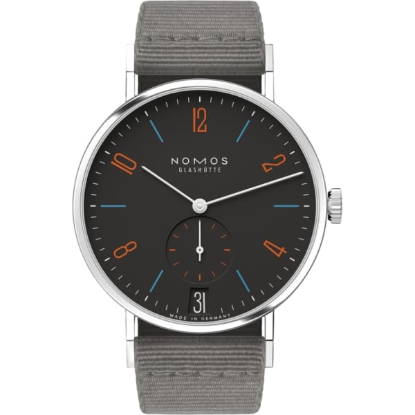 Nomos Glashütte Tangente 38 Date Dunkelbunt