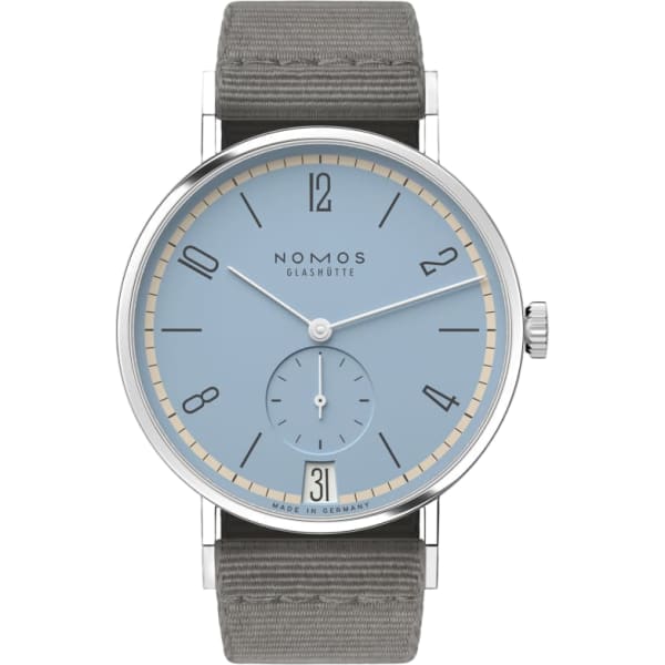 Nomos Glashütte Tangente 38 Date Frostblau