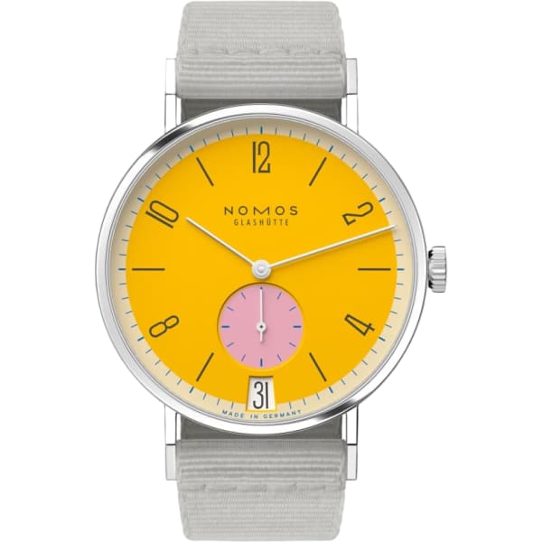 Nomos Glashütte Tangente 38 Date Katzengold