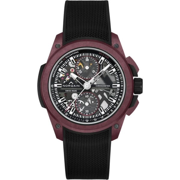 Norqain Wild ONE Skeleton Chrono Burgundy Limited Edition