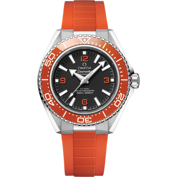 Omega Seamaster Planet Ocean 600M Co-Axial 42 Stainless Steel - Orange / Black / Rubber