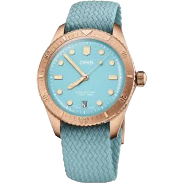 Oris Divers Sixty‑five 'cotton Candy'