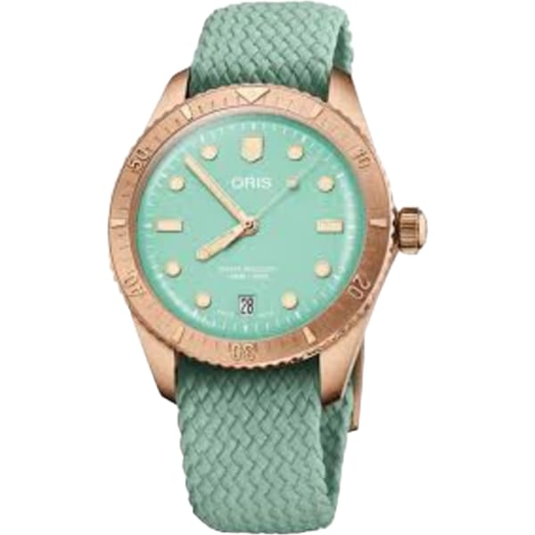 Oris Divers Sixty‑five 'cotton Candy'