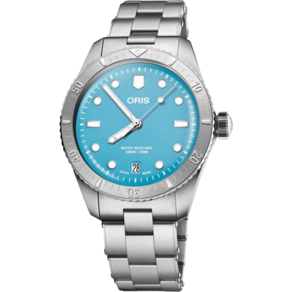 Oris Divers Sixty‑five 'cotton Candy'