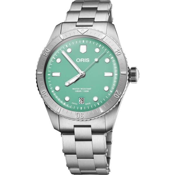 Oris Divers Sixty‑five 'cotton Candy'
