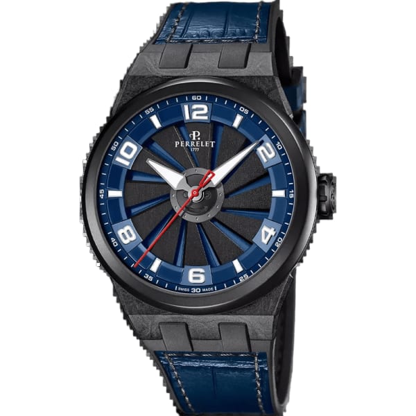 Perrelet Turbine Carbon Midnight Blue