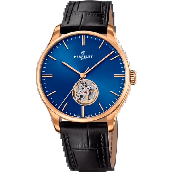 Perrelet Weekend Open Heart Blue