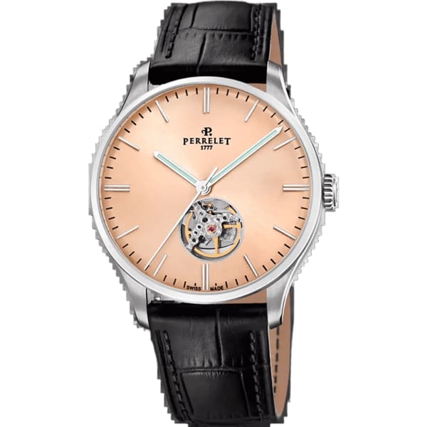 Perrelet Weekend Open Heart Salmon