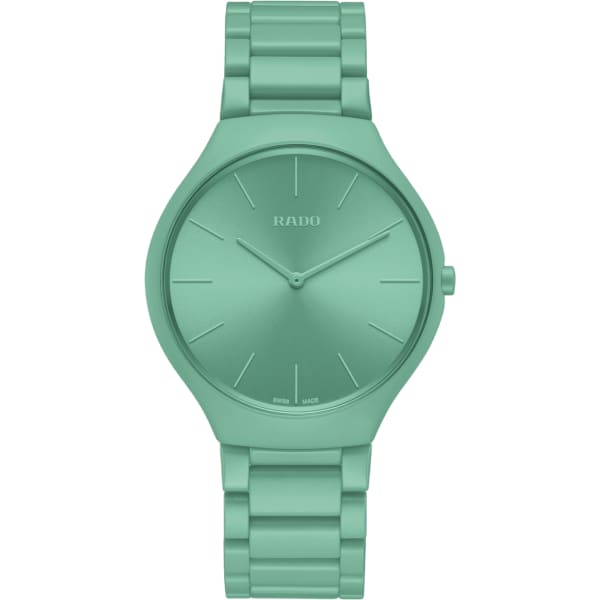 Rado True Round Thinline Les Couleurs™ Le Corbusier Slightly Greyed English Green 32041