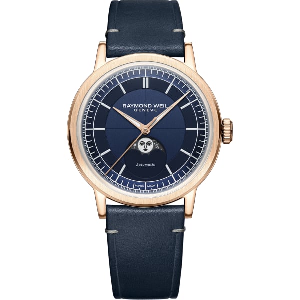 Raymond Weil Millesime Moonphase Blue
