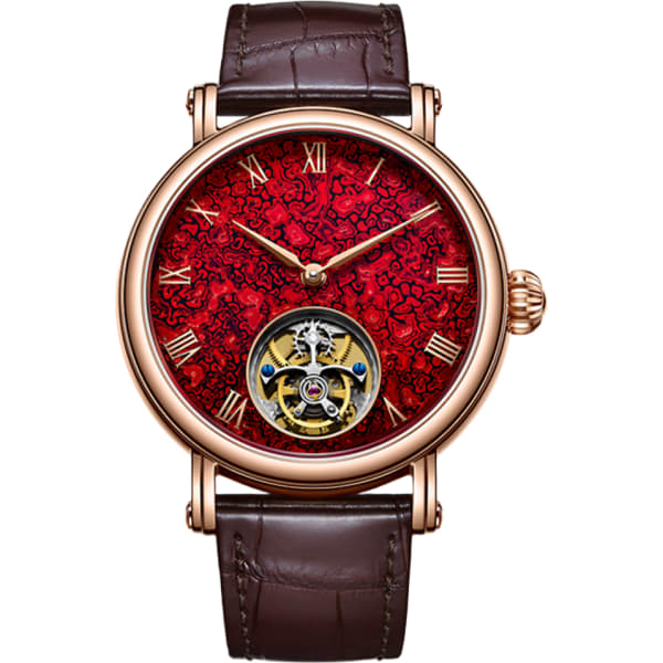 Seagull Chinese Zodiac Dragon Golden Lacquer Limited Tourbillon