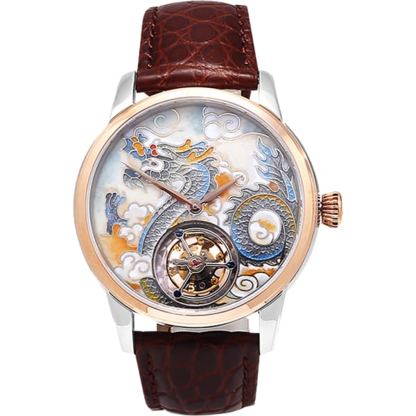 Seagull Dragon Cloisonné Enamel Dial Tourbillon Watch