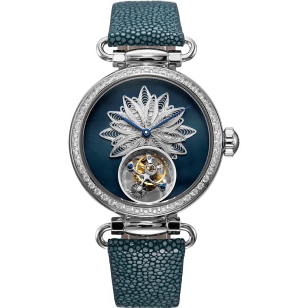 Seagull Filigree Flower Hairpin Tourbillon