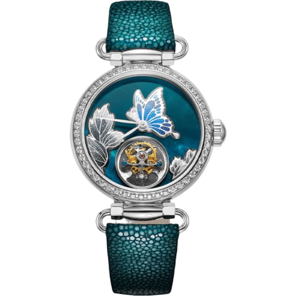 Seagull Filigree Flower Hairpin Tourbillon