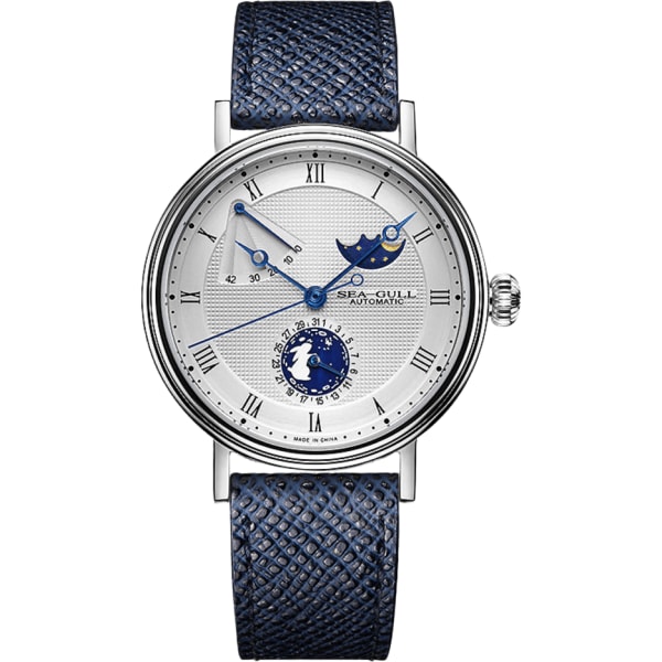 Seagull Jade Rabbit Moon Phase Watch
