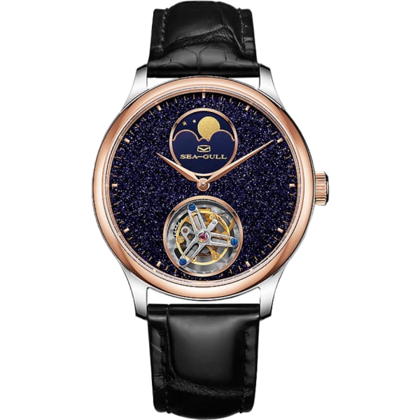 Seagull Moon Phase Center Axis Tourbillon