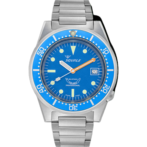 Squale 1521 Blue Blasted Bracelet