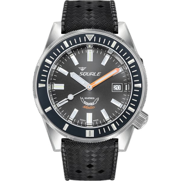 Squale Matic Grey Rubber