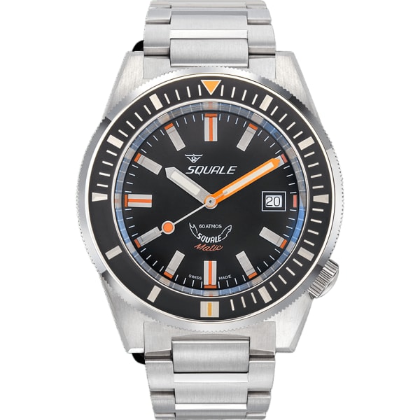 Squale Matic Satin Black Bracelet