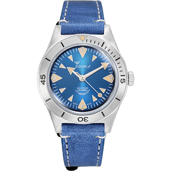 Squale Super-Squale Big Arrows Blue Leather