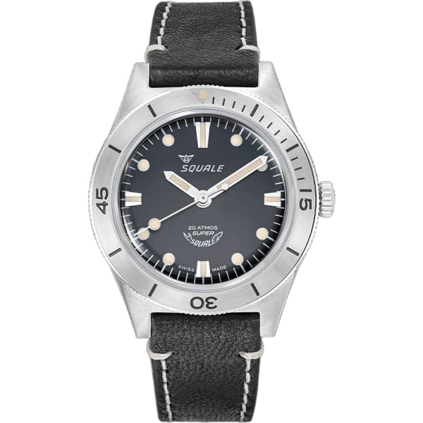Squale Super-Squale Sunray Black Leather