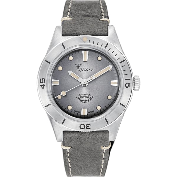 Squale Super-Squale Sunray Grey Leather
