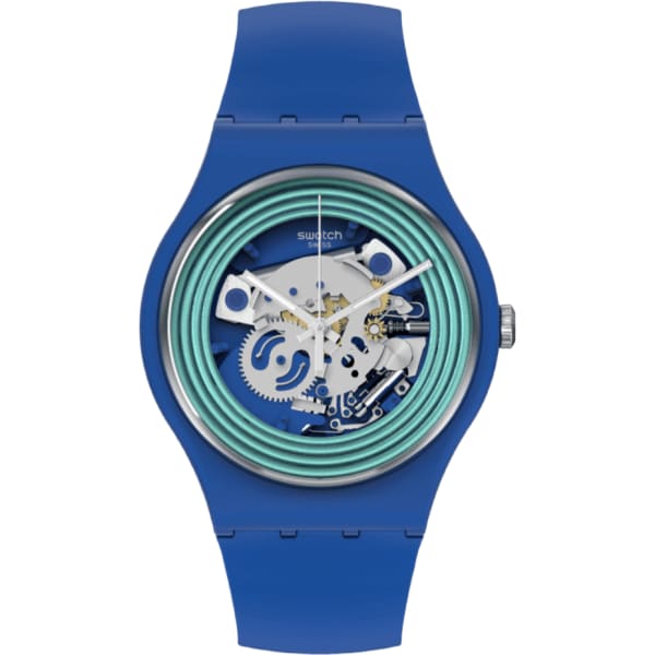Swatch Monthly Drops Blue Ringspay!