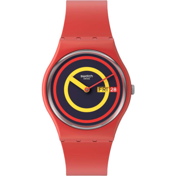Swatch The January Collection Swatch Concentric Red
