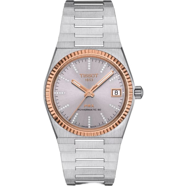 Tissot Tissot Prx 35mm Powermatic 80 Steel & 18k Gold Bezel