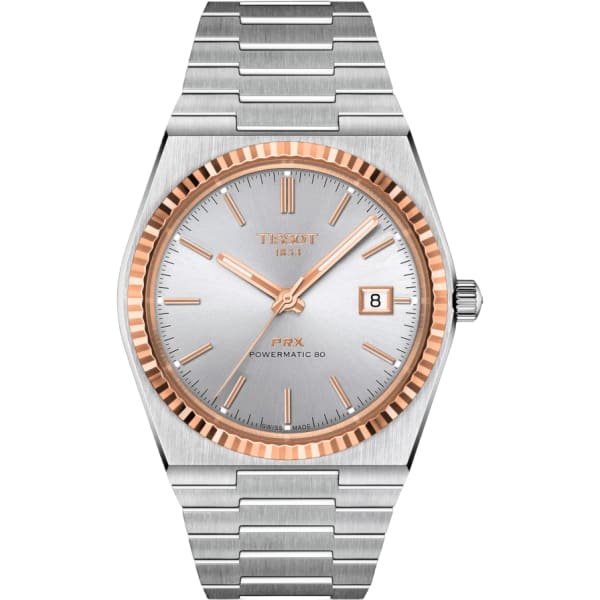 Tissot Tissot Prx Powermatic 80 Steel And 18k Gold Bezel