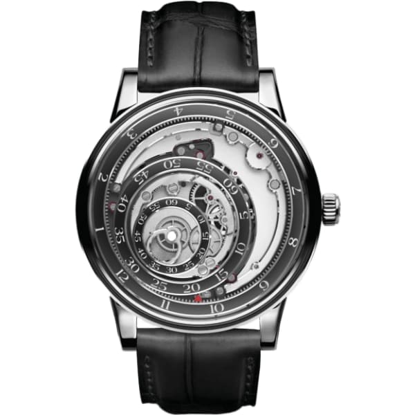 Trilobe Une Folle Journée, Rhodium-plated Black