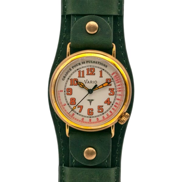 Vario 1918 Medic Brass Cream Dial with Orange Lum