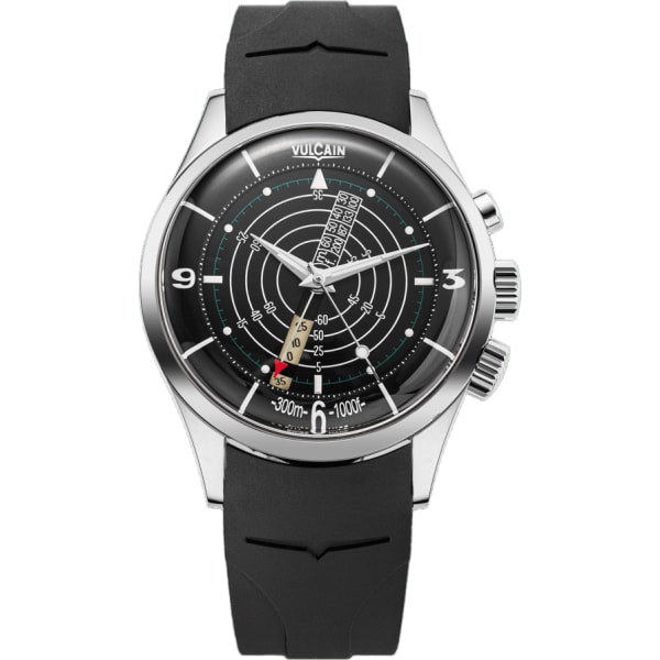 Vulcain Nautical Heritage - Black White Luminova