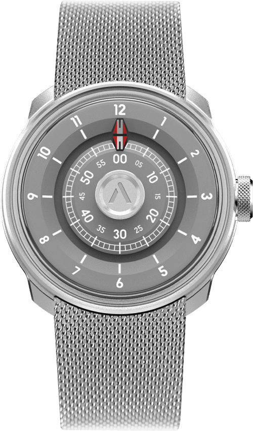 AISION NGIZED - Layer-0 Suspended Dial - Grey Dial