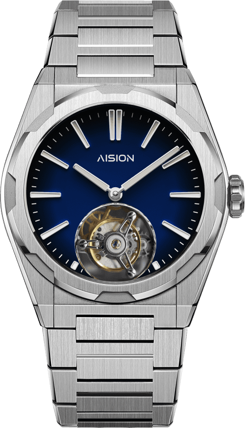 AISION Tourbillon - Modern Minimalism Dial - Blue