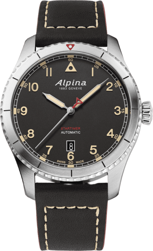Alpina Startimer Pilot Automatic Black 41 Mm