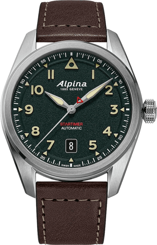 Alpina Startimer Pilot Automatic Khaki