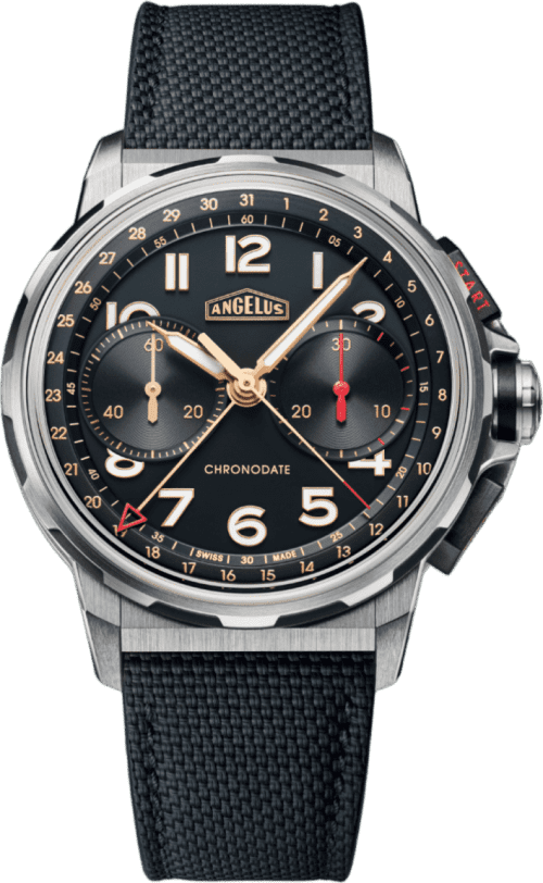 Angelus Chronodate Titanium Black