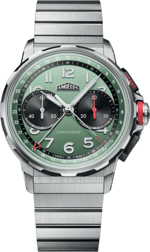 Angelus Chronodate Titanium Green Titanium