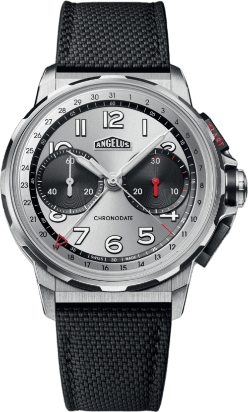 Angelus Chronodate Titanium Magnetic Silver